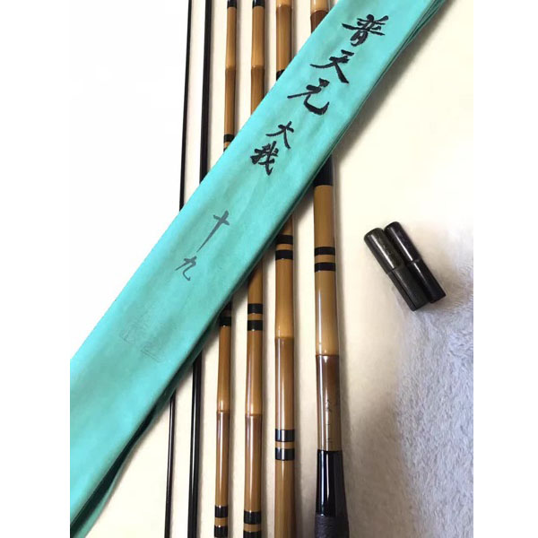 飞鱼客大我并继竿28调超轻超细插节杆立体仿竹节鲫鱼竿鲤鱼竿