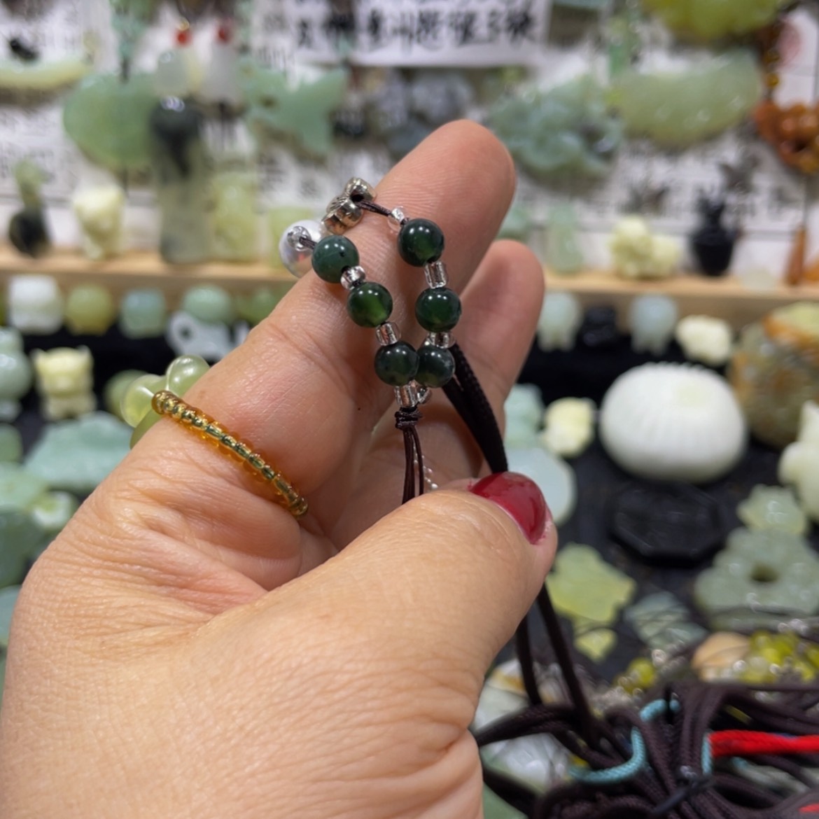 【闪购商品】蛇纹石玉颈饰未镶嵌63