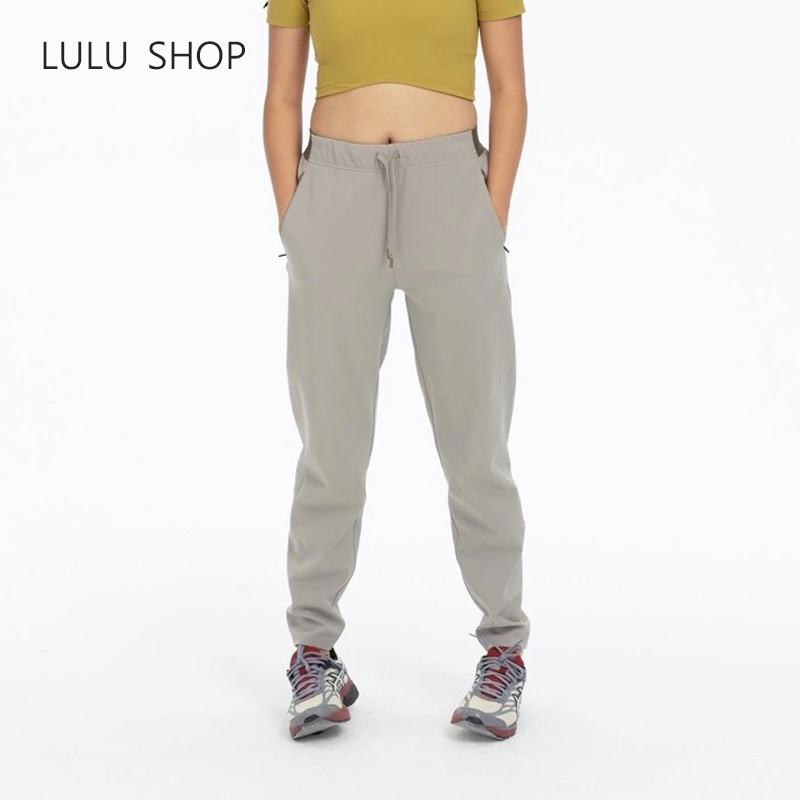 lulushop-M80120*素家O系列秋冬女款高腰显瘦运动裤加厚防风长裤