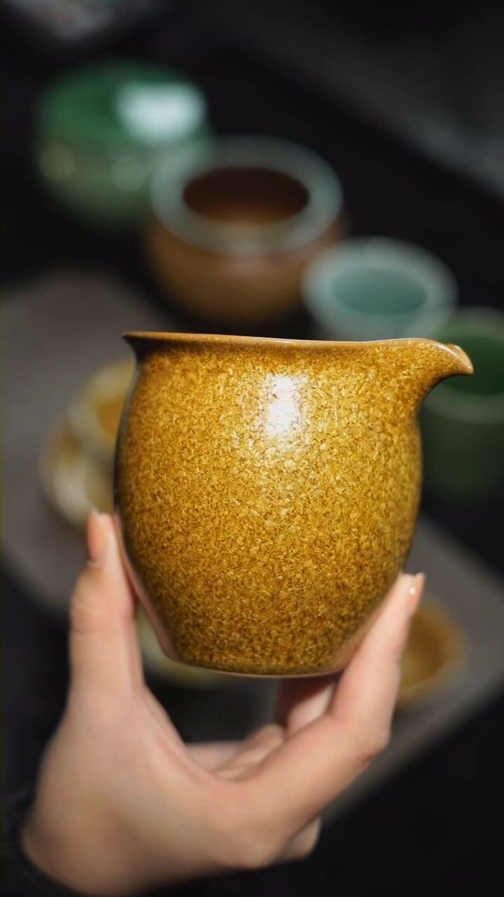 【闪购商品】瓷杯茶叶末釉 公道