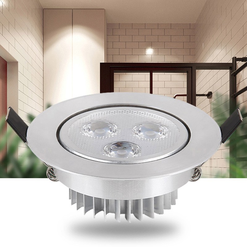 LED嵌入式天花灯筒灯3W5W7W9W12W大功率射灯背景墙灯牛眼灯洞灯