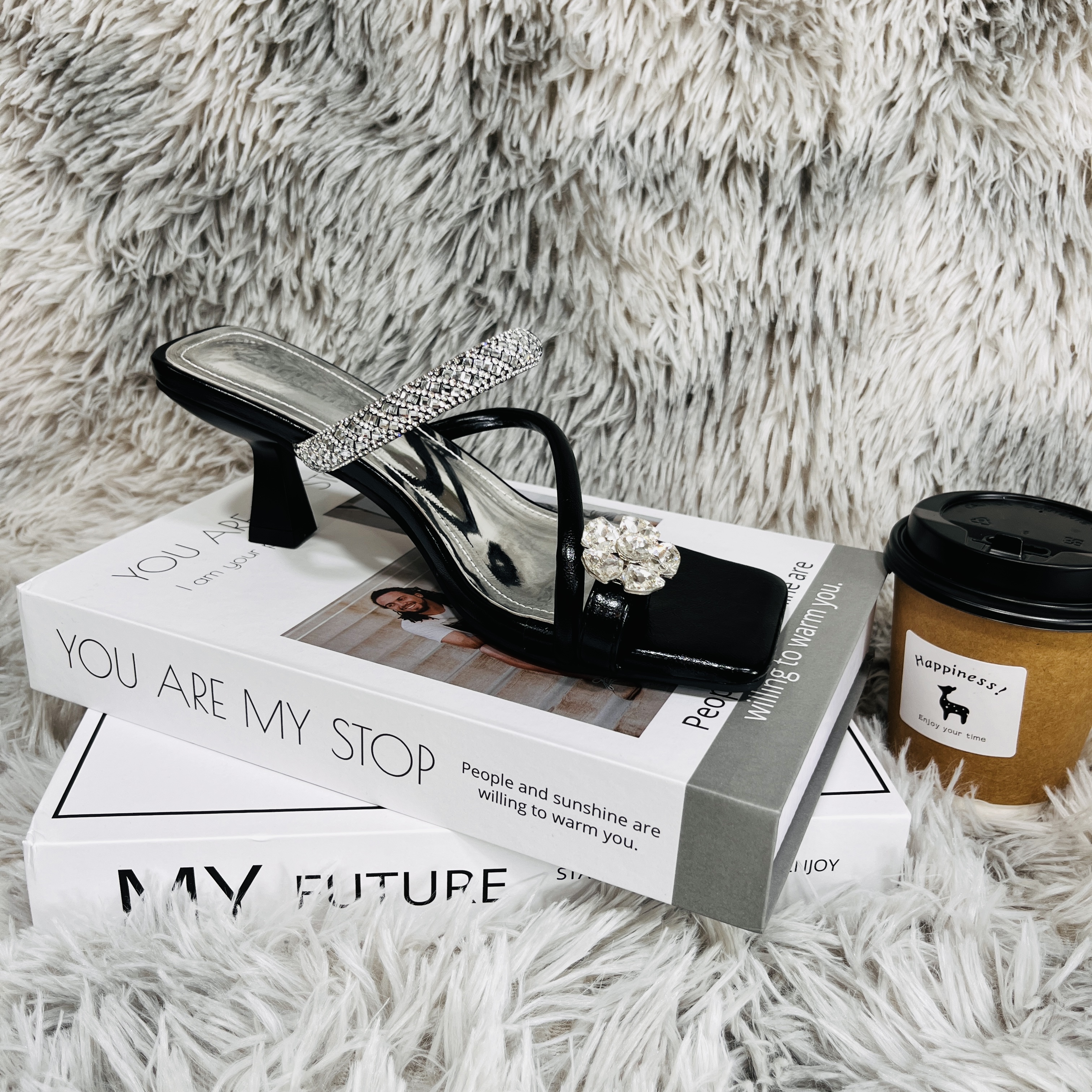 推荐ZYL 9952 爆款新款时尚气质百搭舒适细跟女士高跟半托鞋