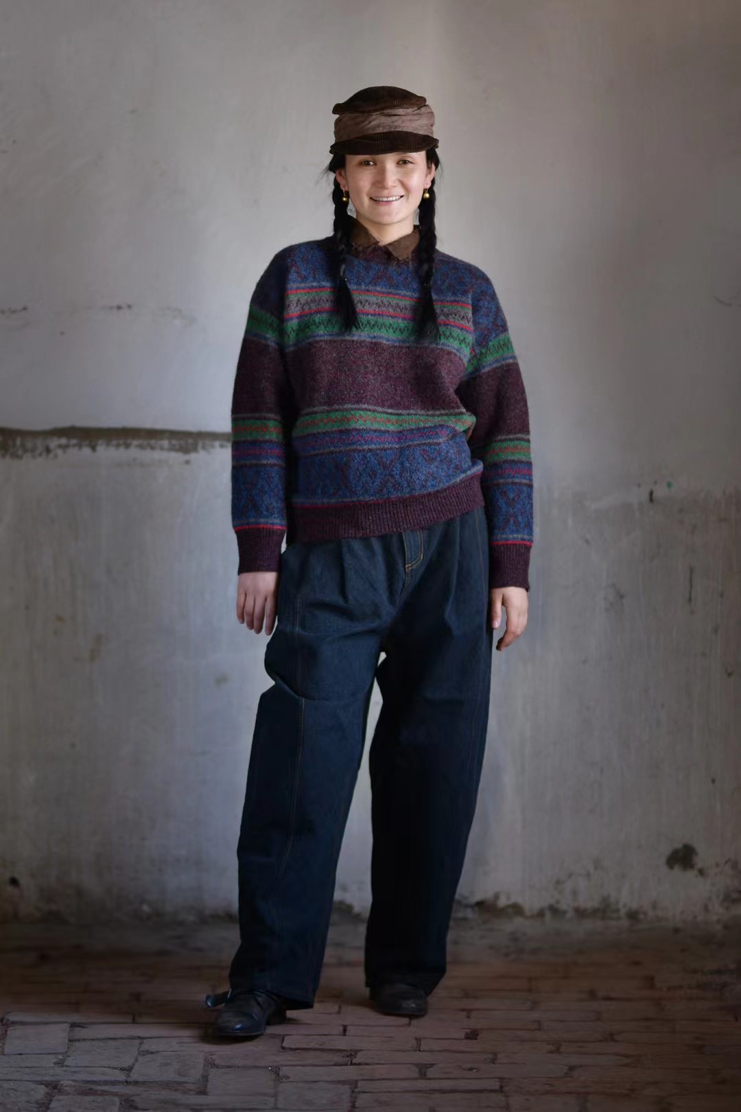 左岸迷香 秋冬针织毛衣 复古做旧 越久越有味儿 Z22FW7036