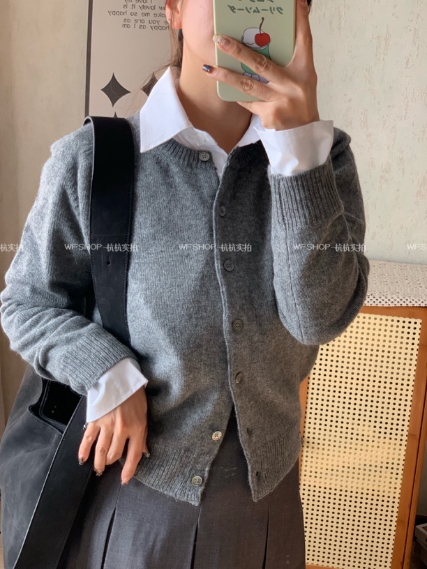 东大门冬季新品浣熊毛开衫