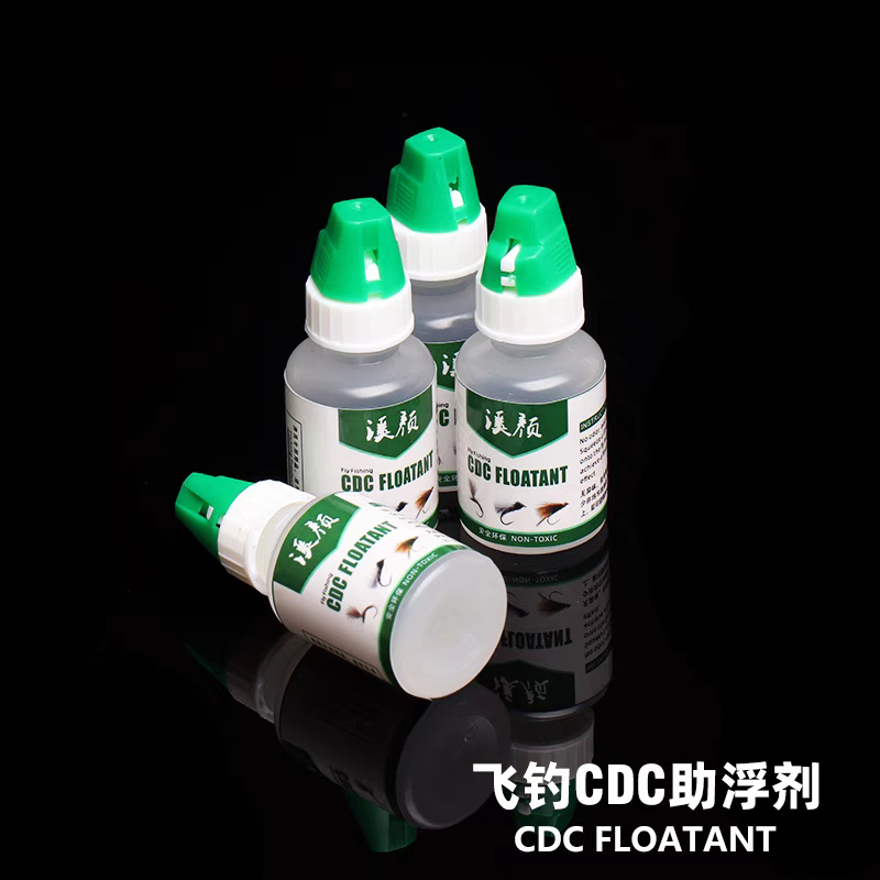 飞蝇助浮剂 毛钩助浮剂 CDC干式毛钩专用助浮鱼钩假饵飞蝇 飞钓
