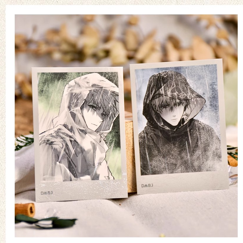 正版盗墓笔记2024年稻米节雨夜拍立得吴邪张起灵拍立得瓶邪一对