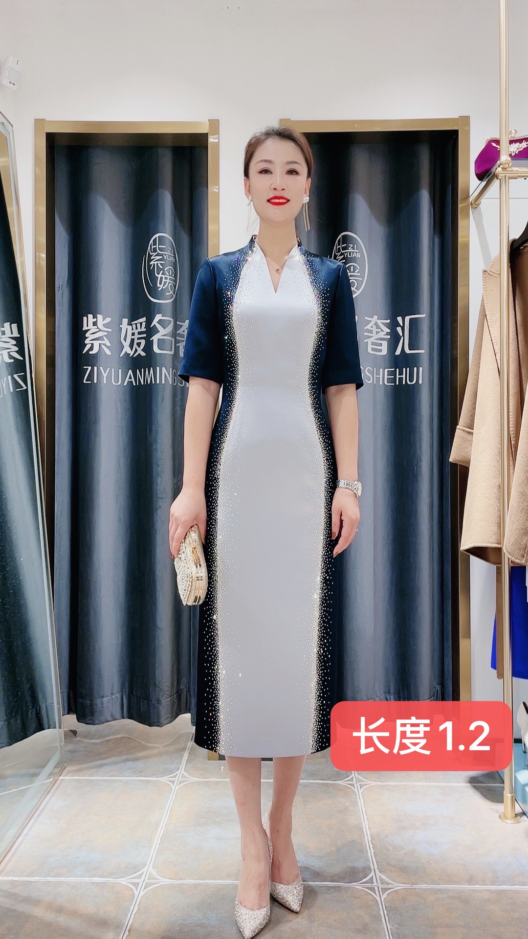 六礼特大码优雅V领礼服长款宴会ins白色连衣裙夏季17815（7X～10X）