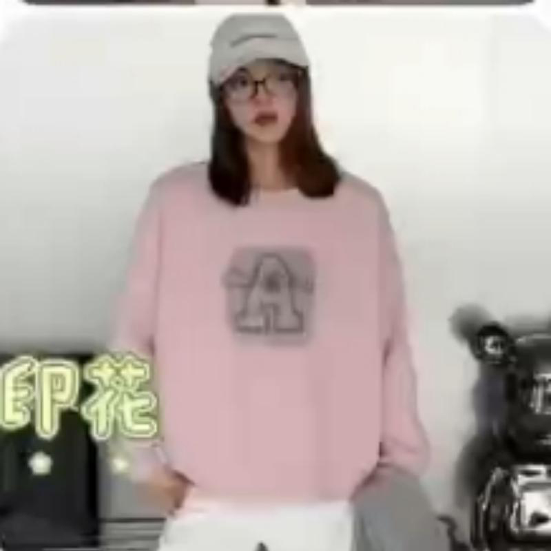 秋冬新款时尚休闲加绒卫衣 062