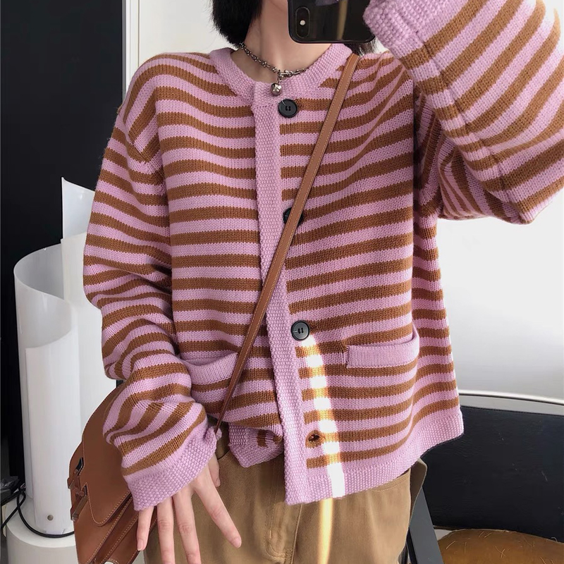 2023秋冬新款时尚休闲开衫上衣 10230