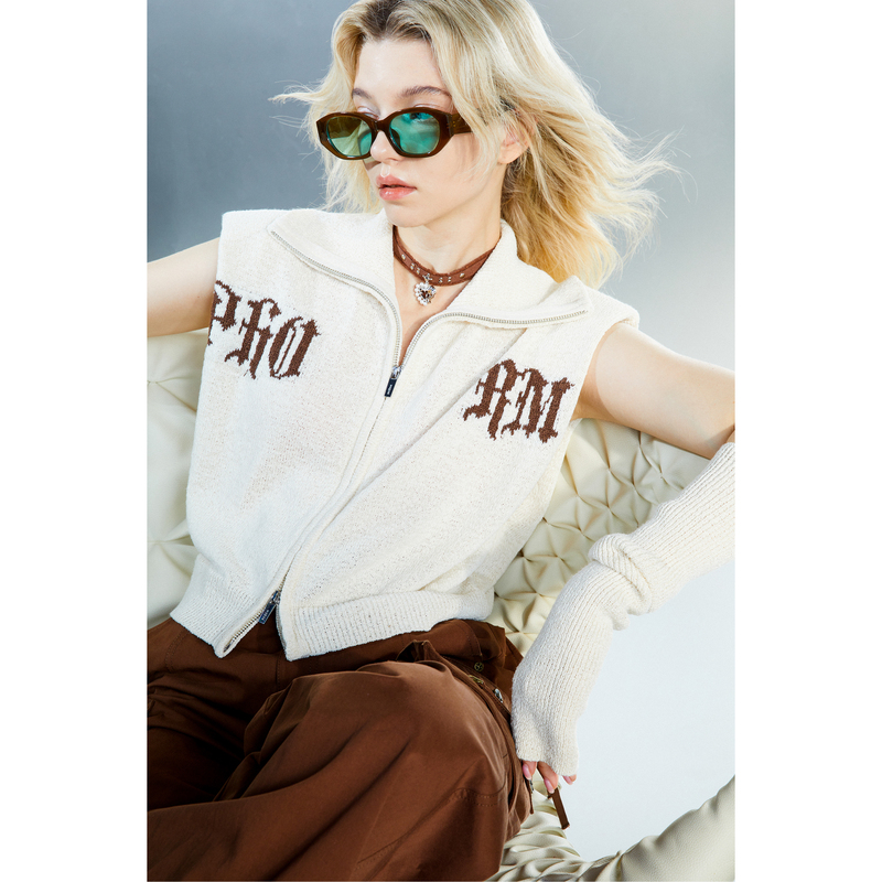 【商场同款】PHORM春秋装毛针织衫可脱袖子G07421436