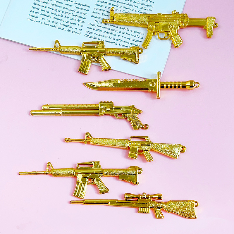 儿童迷你兵器 塑料刀剑武器模型幼儿园玩具枪 游戏枪小学校热卖