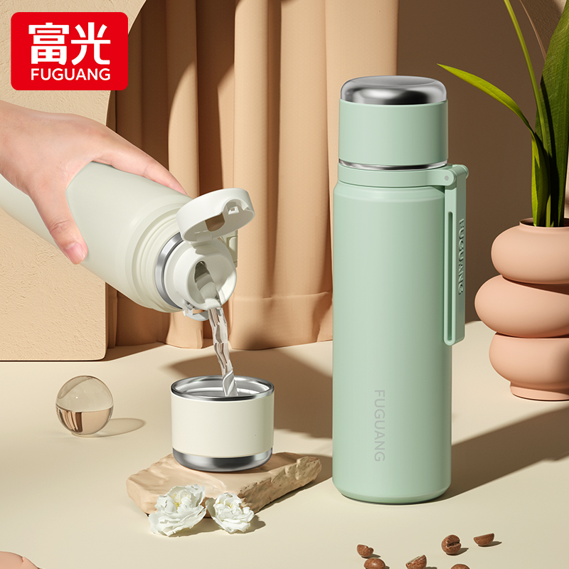 富光保温杯女316L不锈钢儿童学生便携水杯男大容量高颜值保温杯子