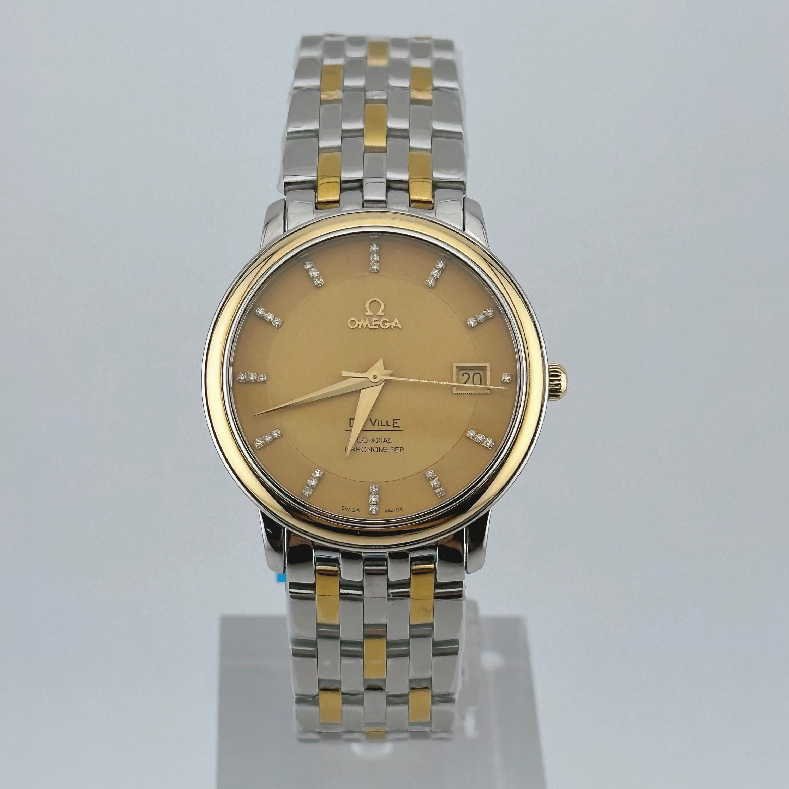 95新 Omega/欧米茄 碟飞/37mm/18k金/男士自动机械腕表