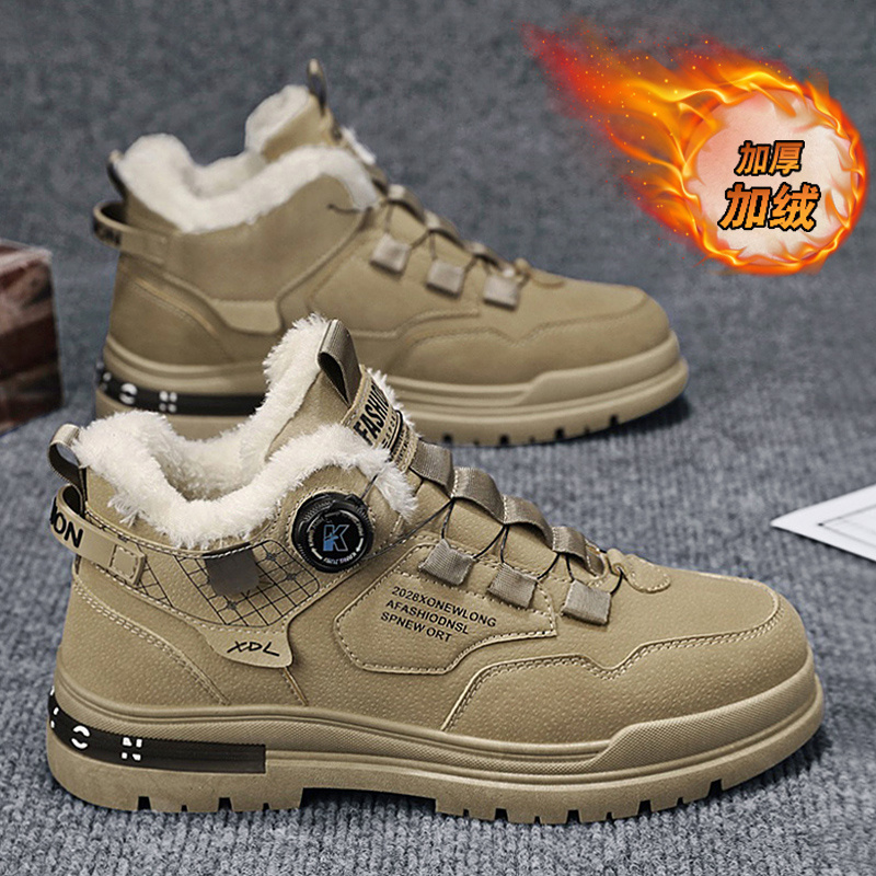 加绒高帮马丁鞋工装运动鞋潮鞋休闲鞋男鞋冬季板鞋/休闲鞋