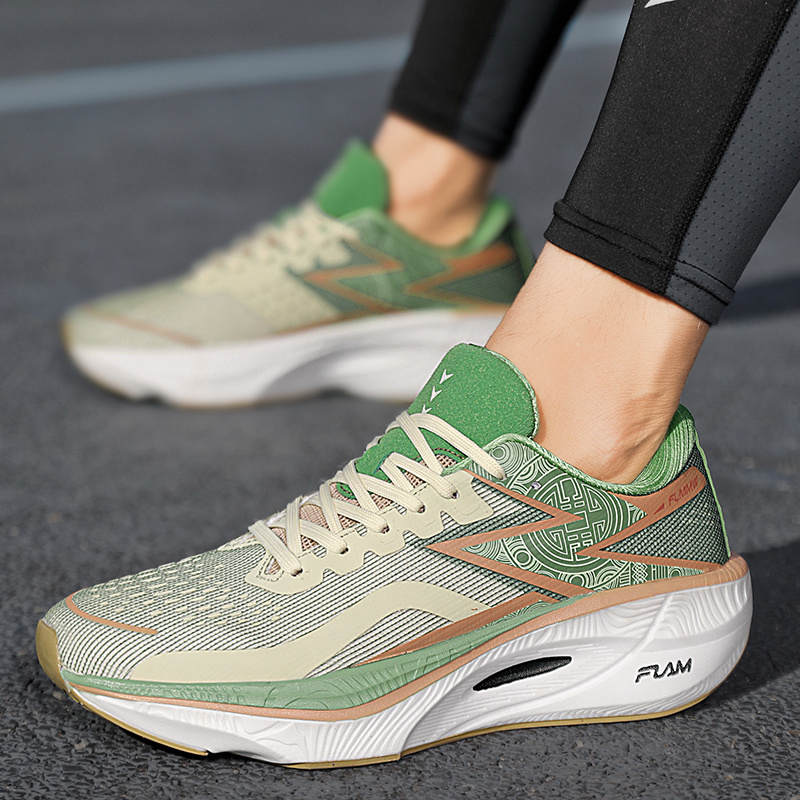 现货飞燃3软弹碳板运动跑步鞋