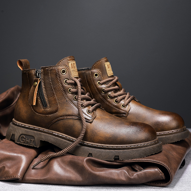 秋冬美拉德马丁靴工装靴皮靴
