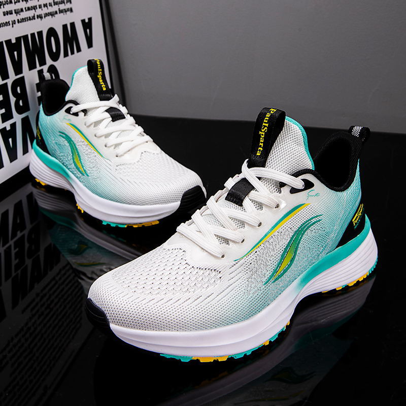 新款中考体测专用鞋跑步鞋情侣款休闲运动鞋超轻跑鞋跳绳跳远