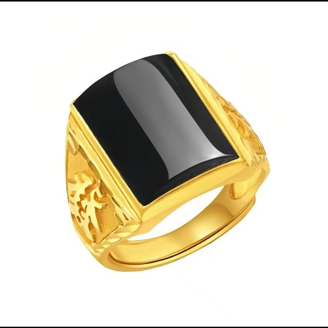 铜合金戒指 【男士戒指】男款霸气时尚戒指999仿真商场同款