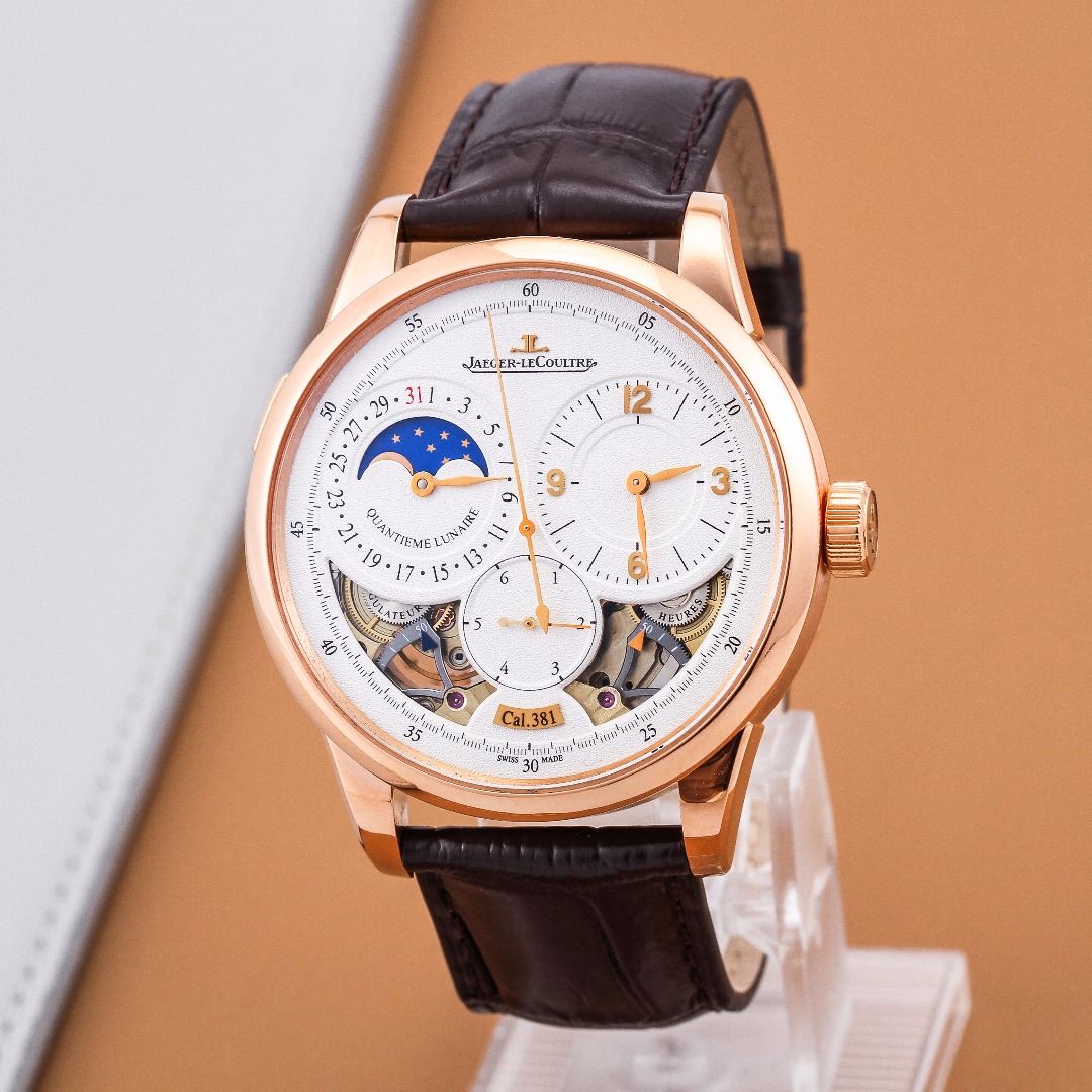 99新 Jaeger-LeCoultre/积家 双翼系列Q6042522/手动机械男士腕表