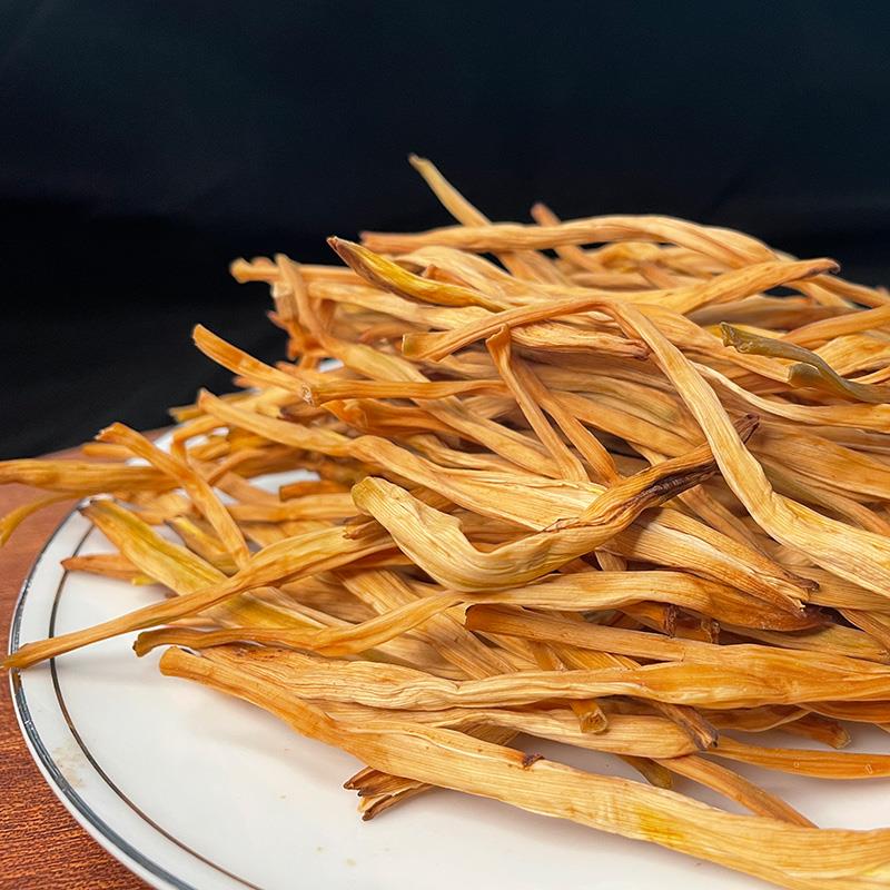 干黄花菜 干货250g 无硫黄花菜野生农家金针菜 散装新鲜新货