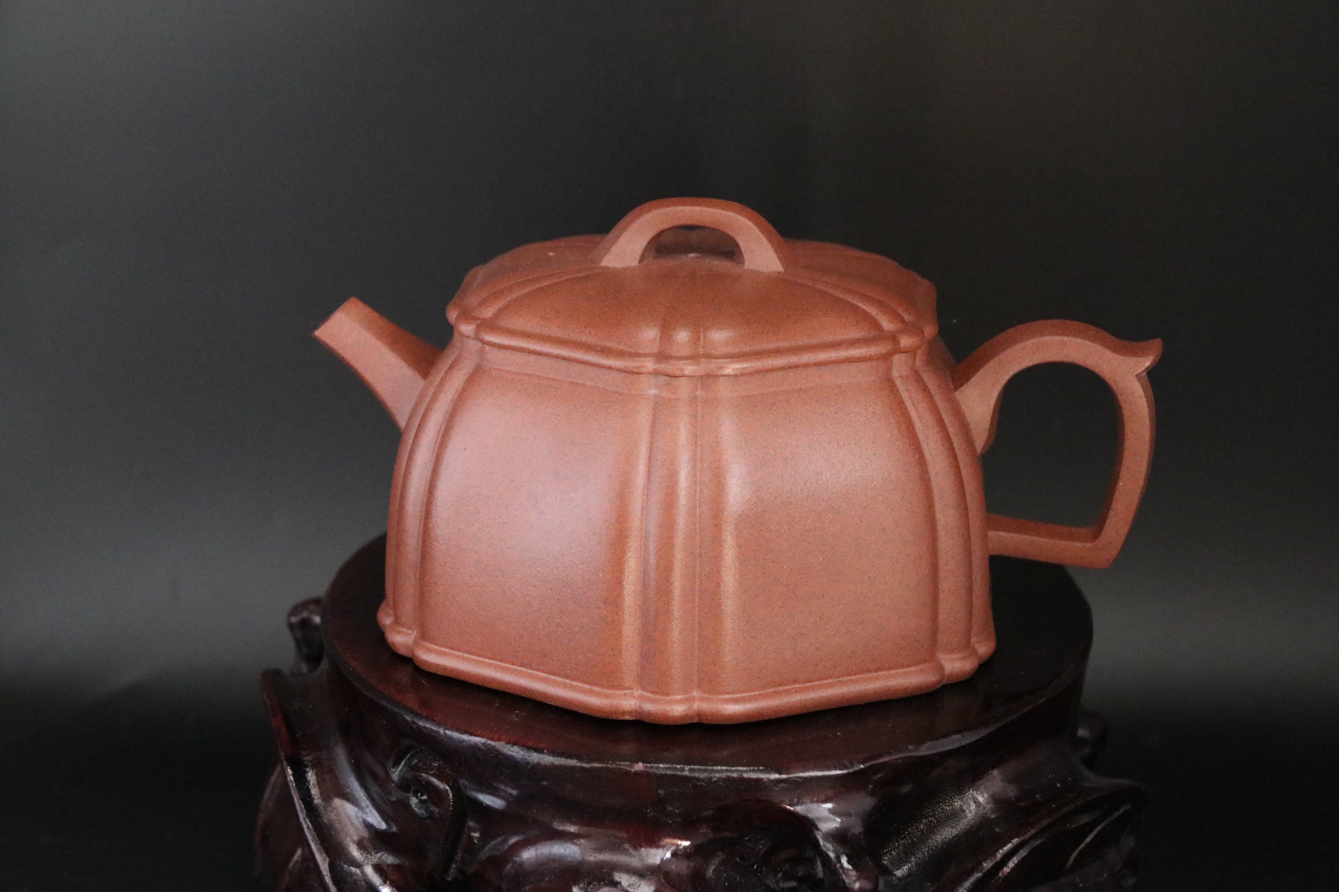 筋纹汗瓦壶大茶壶500毫升回流壶