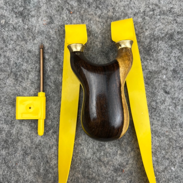 黑檀木52小胖块压微瑕随机完美主义者慎拍实木弹弓