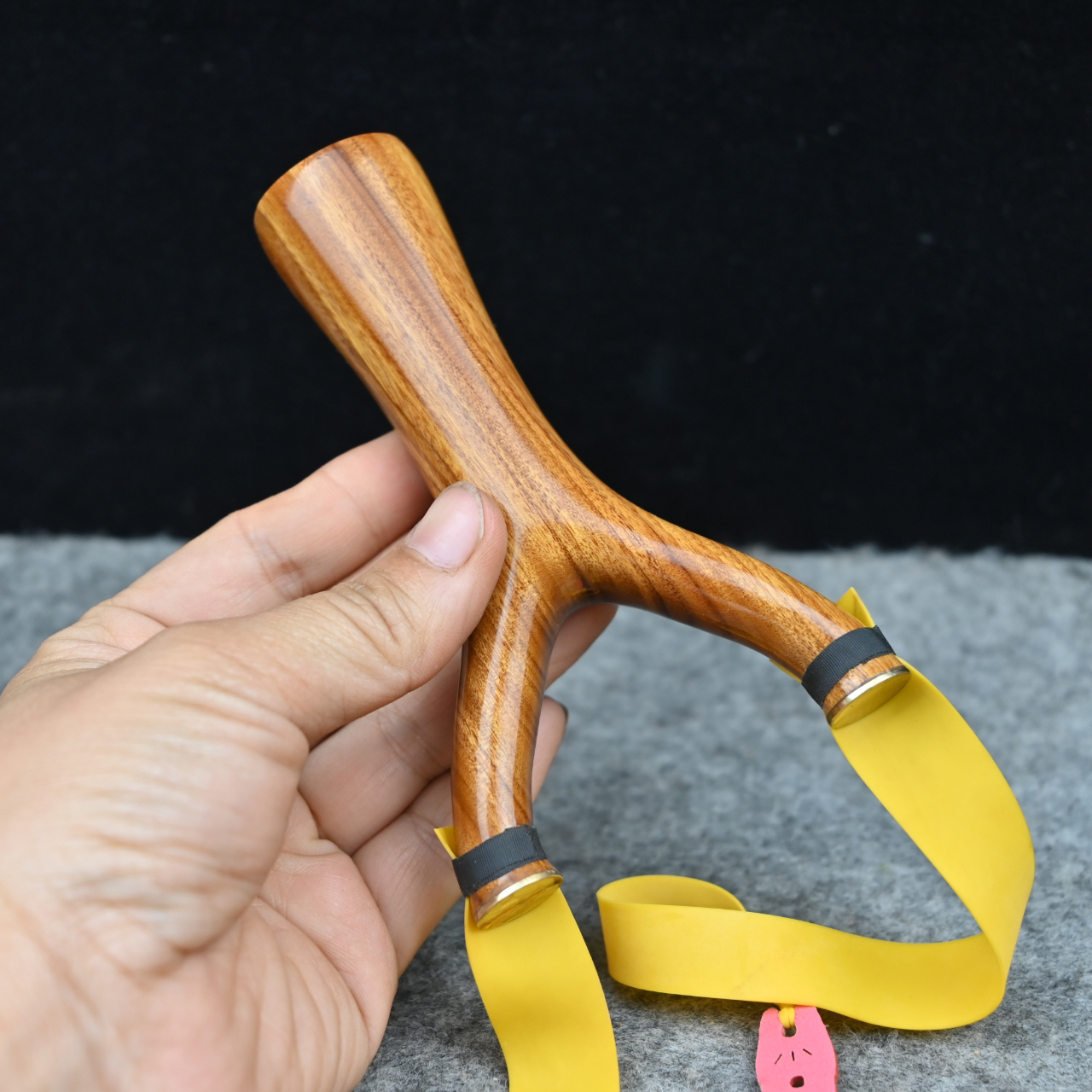 沙漠铁平头大叉实木弹弓