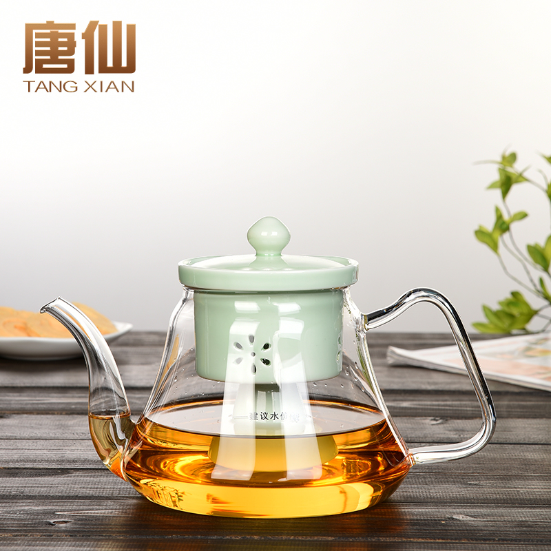 玻璃茶壶耐高温加厚耐热家用煮茶壶大号蒸茶壶煮茶器花茶壶泡茶壶
