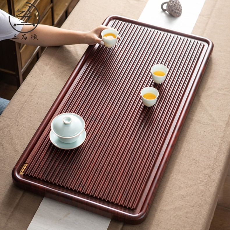 整块高端茶盘实木电木款干泡茶台办公室茶台家用排水大号简易茶海