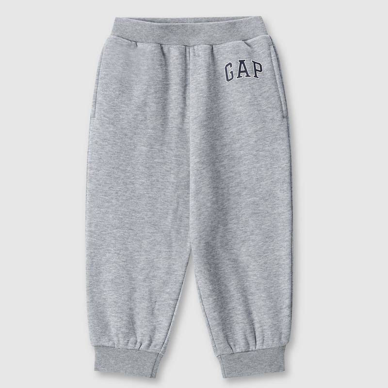 【交个朋友专属】Gap童装初秋新宽松款抓绒针织裤束脚卫裤641850