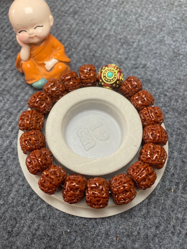 【德宁文玩】一代盘龙纹金刚菩提手串