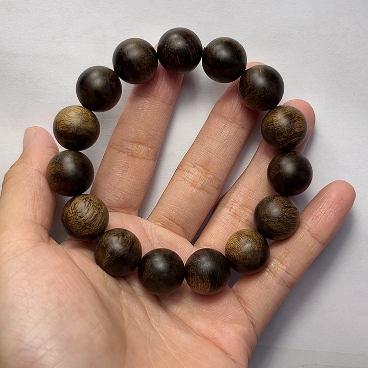 沉香手串院*白棋留疤