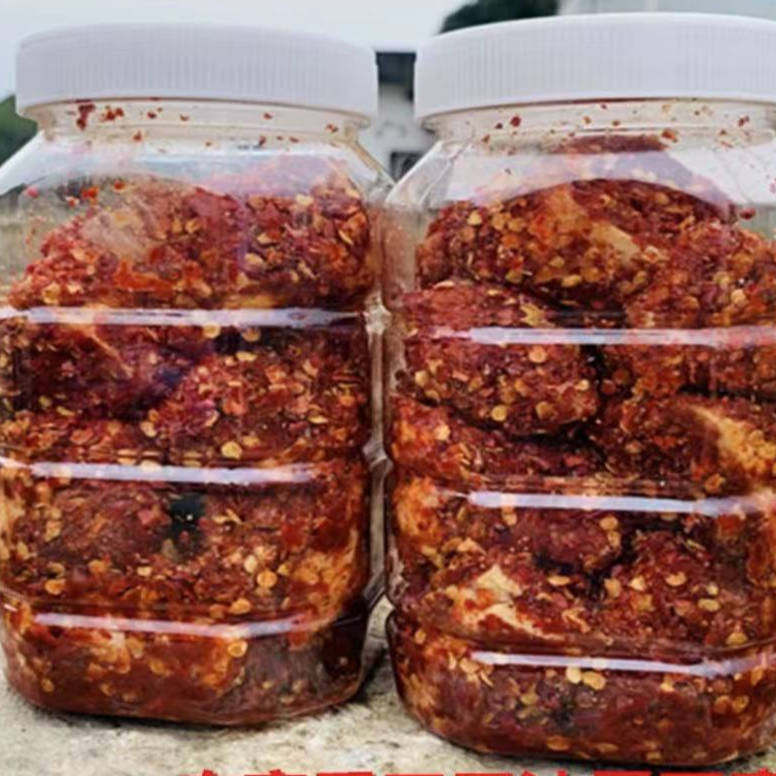 江西无油霉豆腐 豆腐乳 香辣 600g一瓶