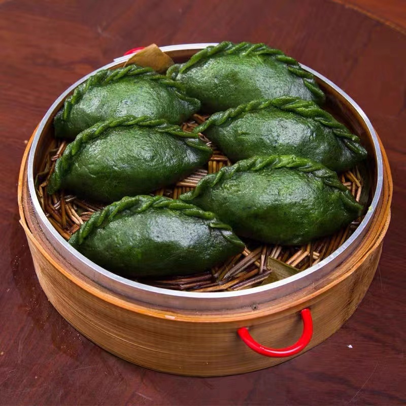 铅山夹子果 上饶手工清明果饺子果米饺艾叶米果800g