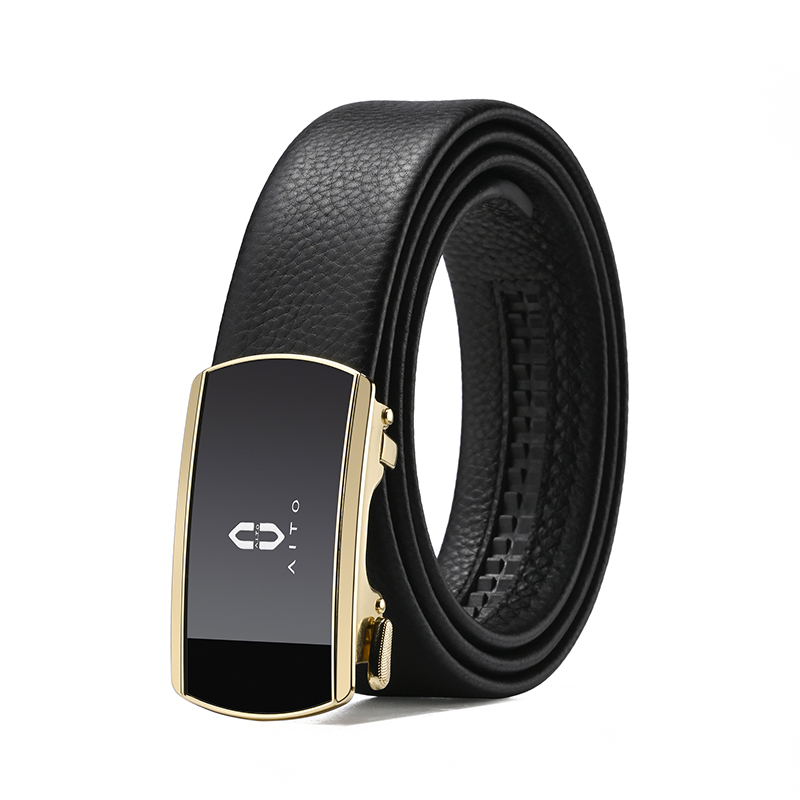 2024新款男士皮带自动西装腰带男款潮流百搭年轻人帅气内扣裤腰带