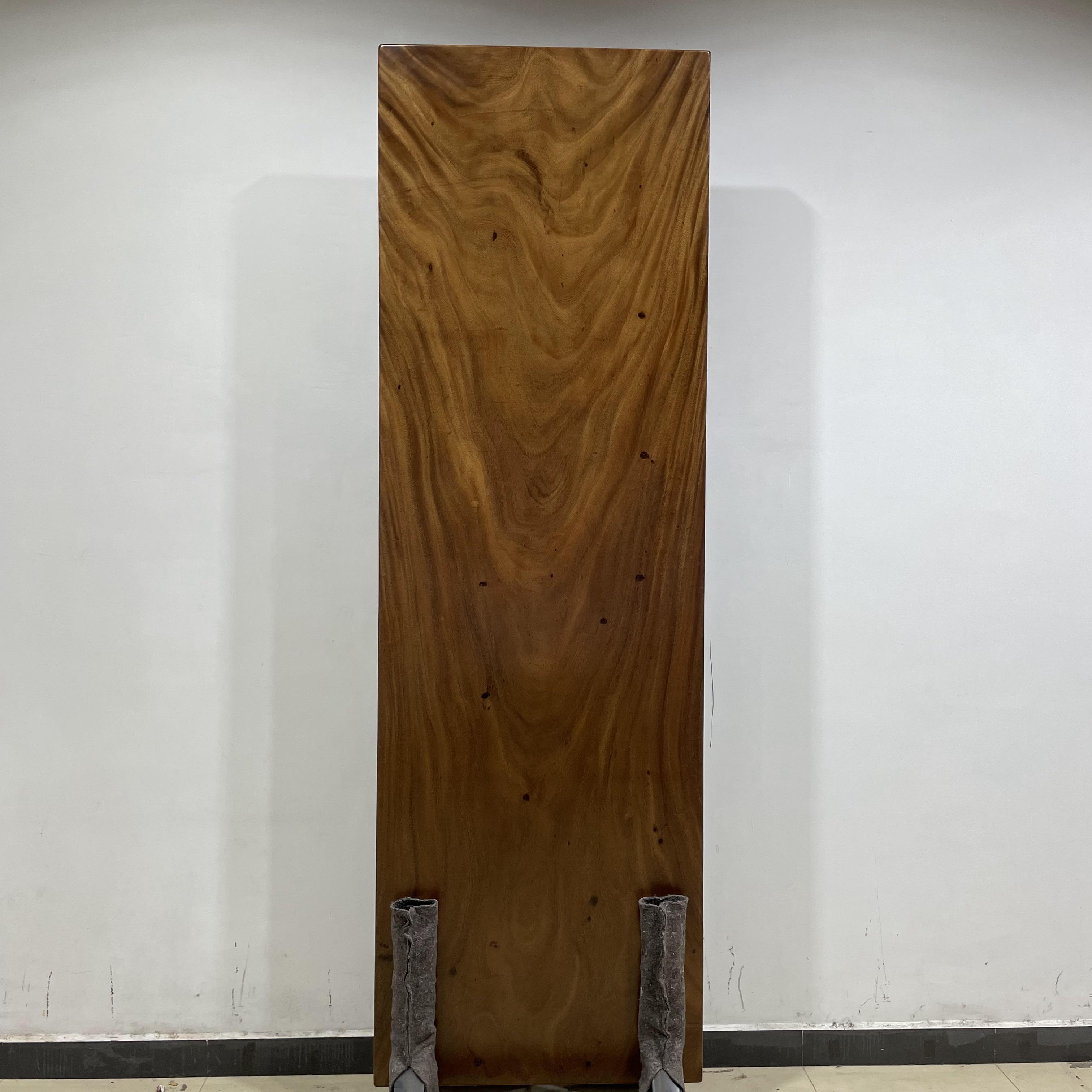 688-长280宽89厚6.5公分直边胡桃木大板实木整板茶台茶桌原木茶几