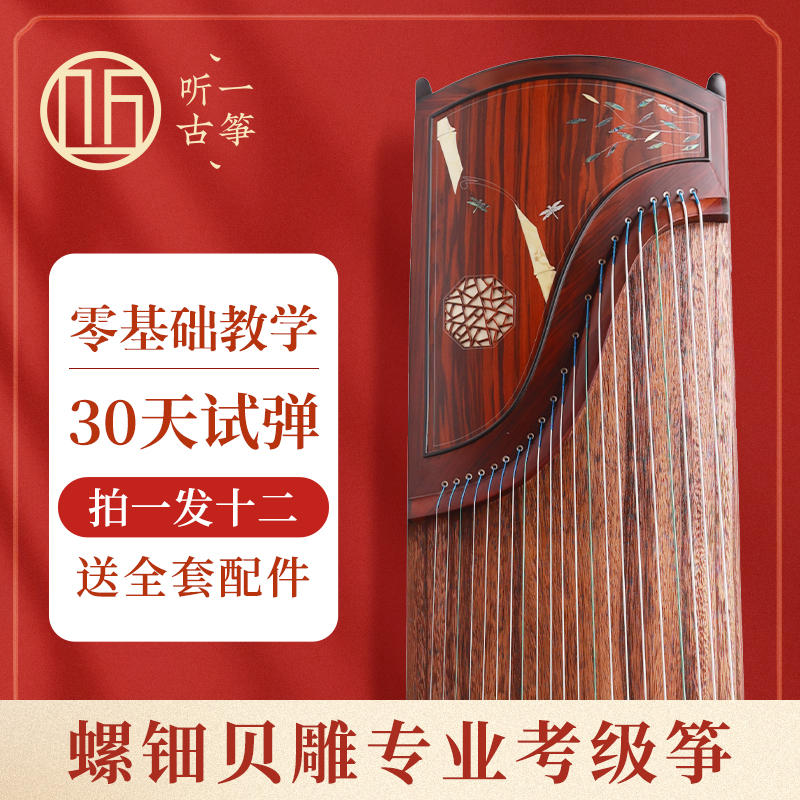 听一【金石丝竹】专业考级演奏古筝新手入门古筝送全套配件包教学