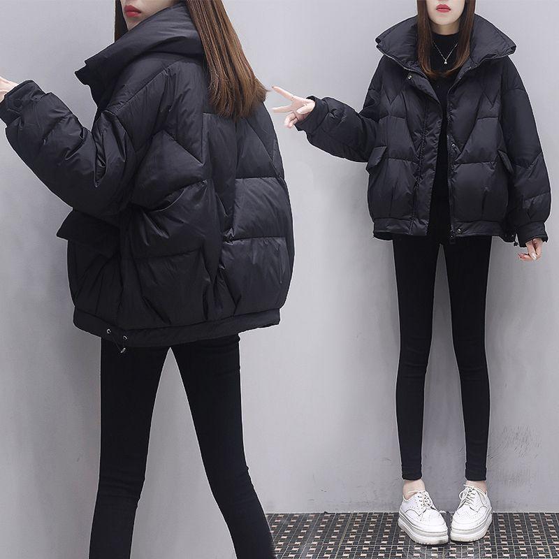 波司登2023冬季新款韩版时尚休闲大码宽松白鸭绒羽绒服女短款加厚