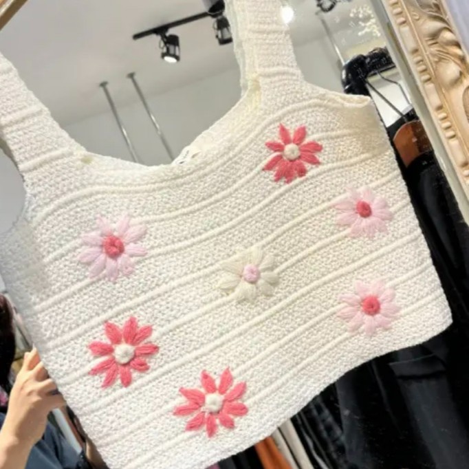 No退 ❗️No换❗️品牌手工刺绣背心