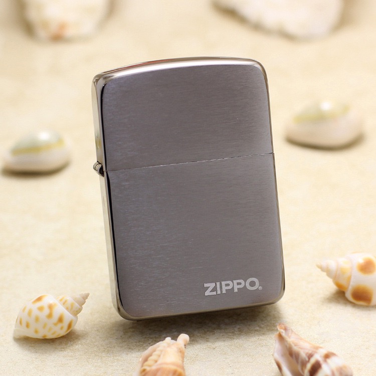 zippo打火机美国 24485 1941黑冰拉丝商标 美版原版 MBJ1