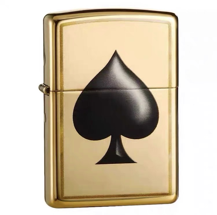 zippo打火机美国  29094 黑桃 美版原版 MBJ1