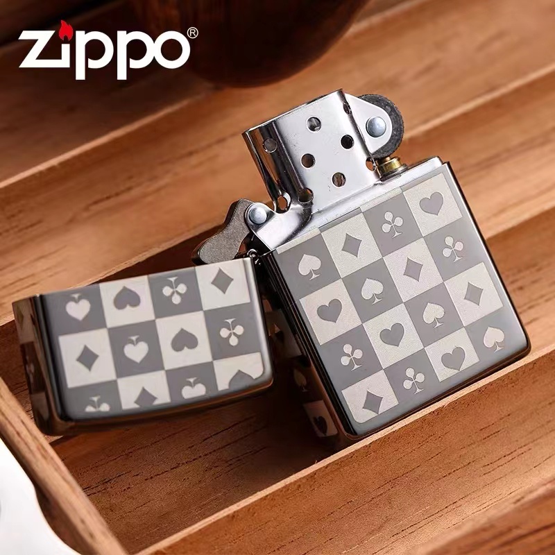 zippo打火机美国 29082 扑克世界 美版原版 MBJ1