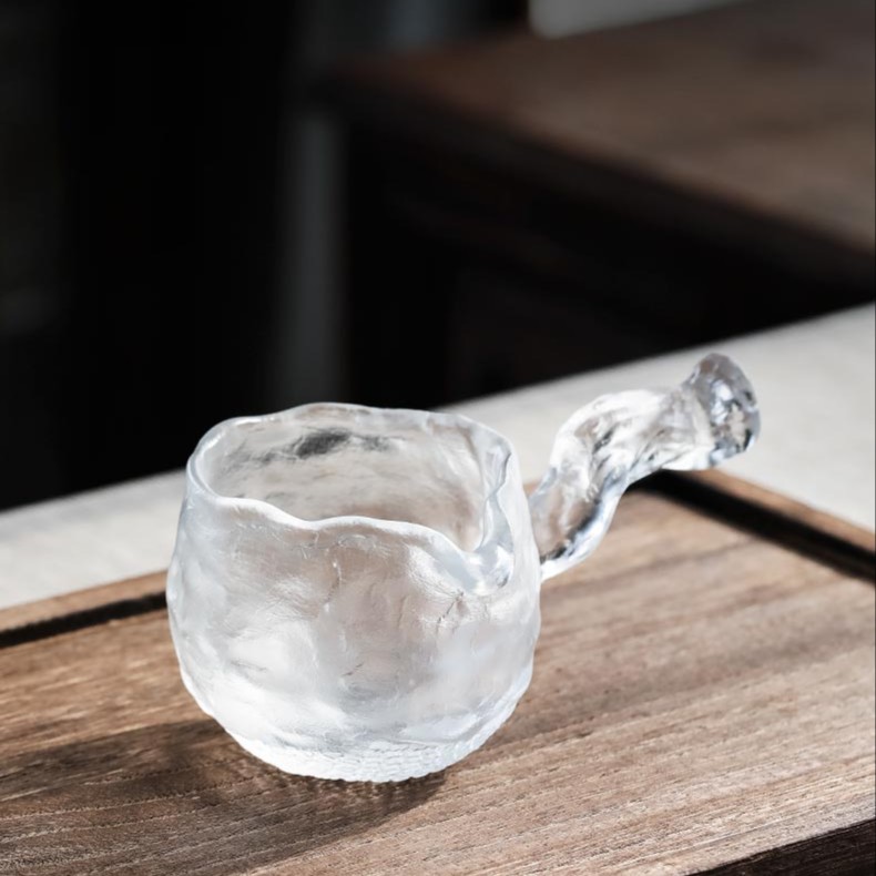 【北斗公道杯130ml】古法烧制全手工琉璃冰冻烧 功夫茶器茶具酒杯