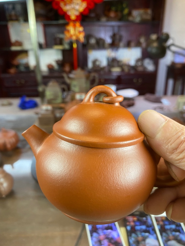 朱泥大红袍财源滚滚壶150CC