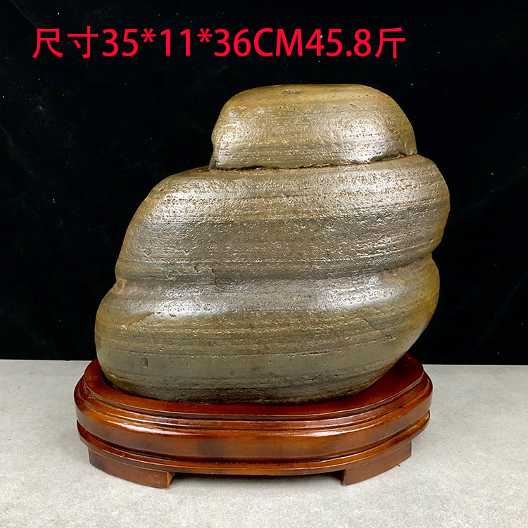 水冲石天然原石奇石观赏石造型石收藏家居办公摆件