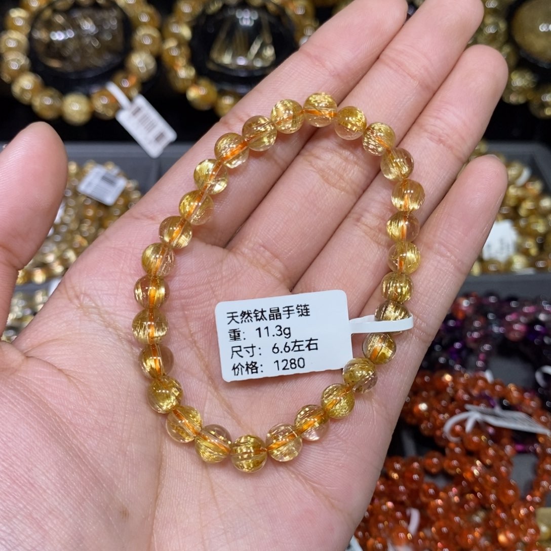 水晶手链未镶嵌琛*步琪