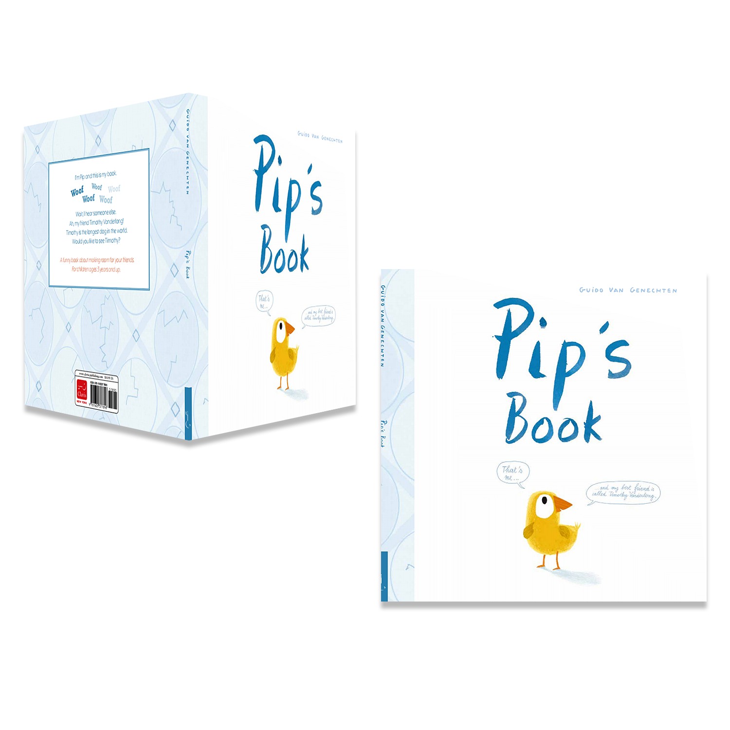 【Clavis】Pip's Book 原版英文儿童友谊的趣味绘本