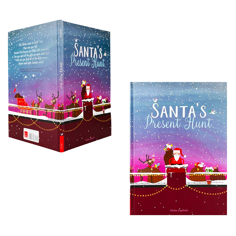 【CLAVIS】Santa's Present Hunt  原版儿童找找乐绘本读物