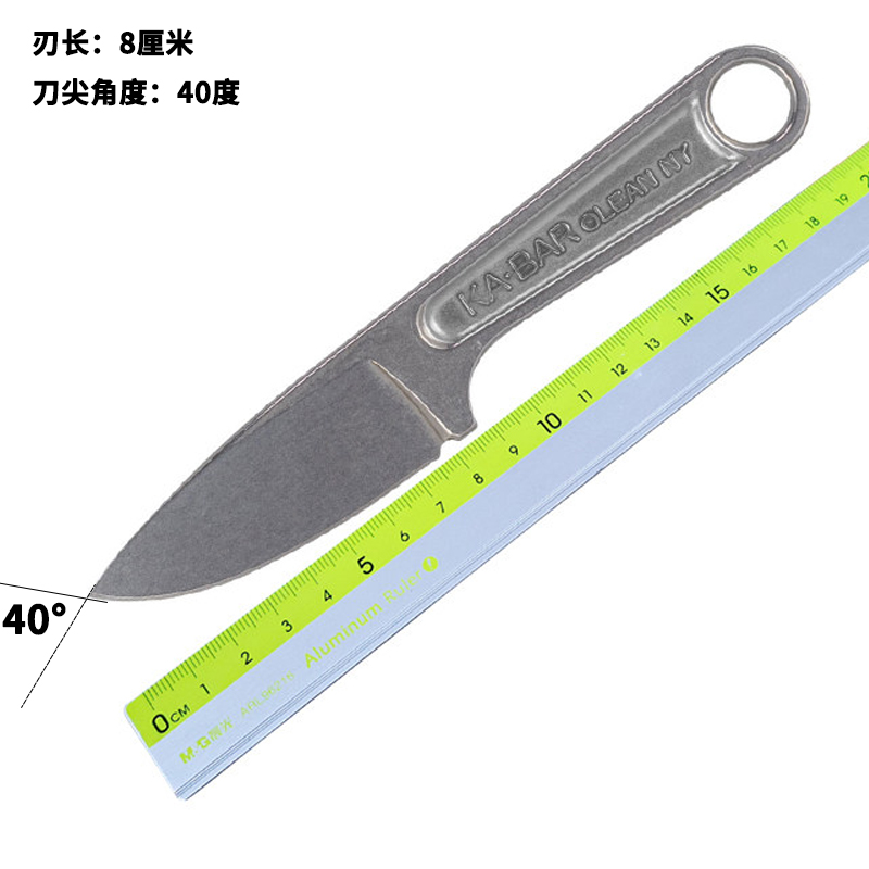 卡巴1119扳手直刀户外工具刀防身装备便携一体小刀不锈钢刀具