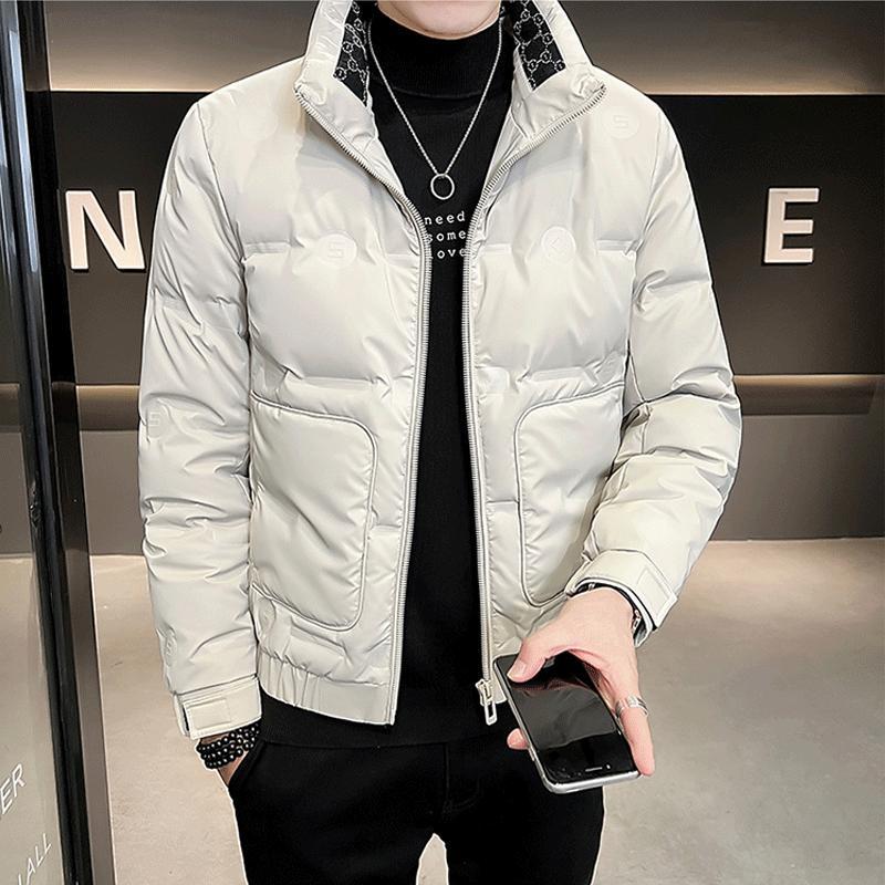 男士羽绒服冬季20233年新款潮牌帅气短款加厚保暖冬装羽绒棉服